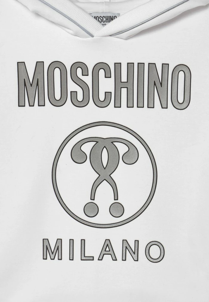 MOSCHINO HOODED UNISEX - Sweatshirt - Optical White 3 MOSCHINO HOODED UNISEX - Sweatshirt - Optical White - Image 3