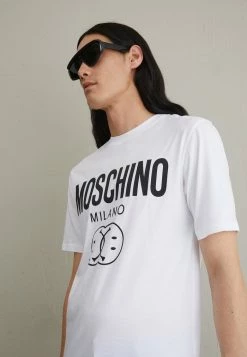 MOSCHINO Print T-shirt - Fantasy White -MOSCHINO SHOP 82191c5e16cd4a6fa5fff5370f854b21