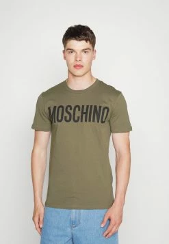 MOSCHINO Print T-shirt - Green -MOSCHINO SHOP 82a8b9a6eead4585b3209389a74937ea