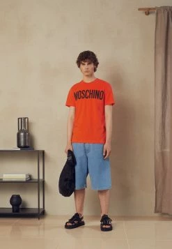 MOSCHINO Print T-shirt - Red