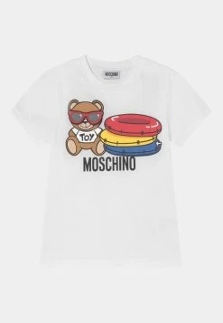 MOSCHINO UNISEX - Print T-shirt - Optical White
