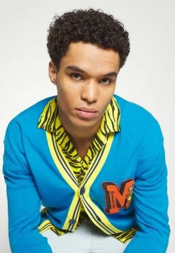 MOSCHINO JACKET - Cardigan - Light Blue -MOSCHINO SHOP 8308d61cebf34c75a186a12e1107bf7f