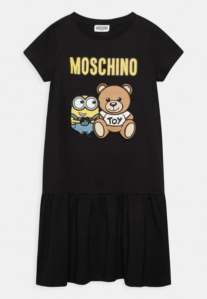 MOSCHINO DRESS MINIONS - Jersey Dress - Black 1 MOSCHINO DRESS MINIONS - Jersey Dress - Black