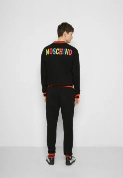 MOSCHINO TROUSERS - Tracksuit Bottoms - Black -MOSCHINO SHOP 8365f60f3beb4dcfae6d7d863c09ecd3