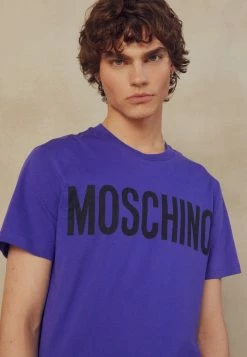MOSCHINO Print T-shirt - Blue