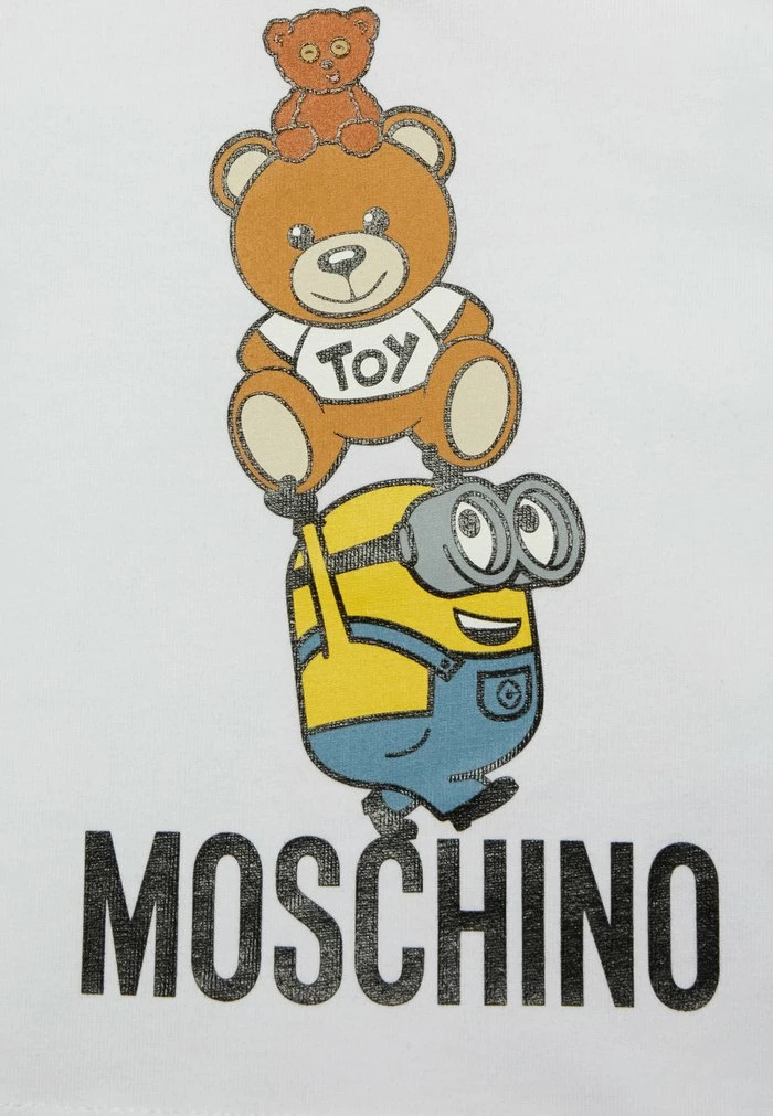 T-SHIRT AND SHORTS SET MOSCHINO X MINIONS - Leggings - Trousers - White/sweet Pink 4 T-SHIRT AND SHORTS SET MOSCHINO X MINIONS - Leggings - Trousers - White/sweet Pink - Image 4