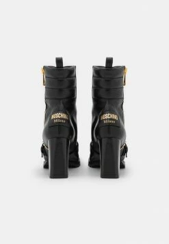 MOSCHINO Lace-up Ankle Boots - Nero -MOSCHINO SHOP 843aa759d2114e70b503c7686ef2a8fa