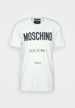MOSCHINO Print T-shirt - White -MOSCHINO SHOP 84830a756bf54f759d2ecd370a2e257c