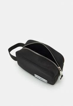 MOSCHINO UNISEX - Wash Bag - Black -MOSCHINO SHOP 85310bdbf3084cda8c518118ef458e5a