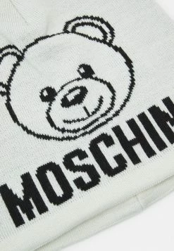 MOSCHINO UNISEX - Beanie - White -MOSCHINO SHOP 8694f74e81eb405994a77ff189254086