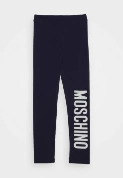 MOSCHINO UNISEX - Leggings - Trousers - Navy Blue