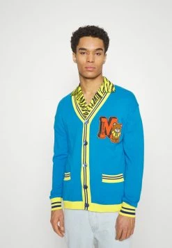 MOSCHINO JACKET - Cardigan - Light Blue -MOSCHINO SHOP 874ed665136143fba446be97476715fa