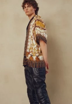 MOSCHINO TROUSERS - Leather Trousers - Black -MOSCHINO SHOP 886748bdbf4f4ceebe7c9a89e1145ccd