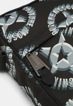 MOSCHINO SHOULDER UNISEX - Across Body Bag - Black -MOSCHINO SHOP 895946f9853f4a4ba46d2cd658213006