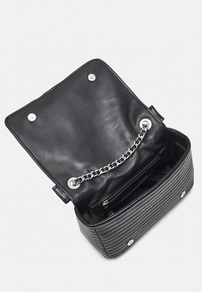 MOSCHINO BIKER BAG SHOULDER BAG - Across Body Bag - Black 3 MOSCHINO BIKER BAG SHOULDER BAG - Across Body Bag - Black - Image 3