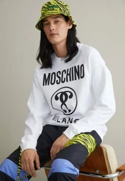 MOSCHINO Sweatshirt - Fantasy White -MOSCHINO SHOP 8ae795a386e24165ba2c100e8f93f5cc