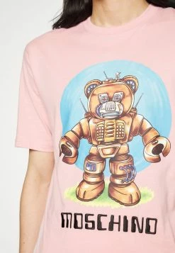 MOSCHINO Print T-shirt - Fantasy Pink -MOSCHINO SHOP 8b2a7deda6f9415a88ef6c4a4d99342c