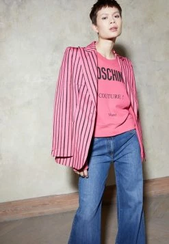 MOSCHINO INSTITUTIONAL LOGOS - Sweatshirt - Fucsia