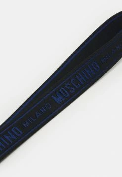 MOSCHINO BELTS RECYCLE UNISEX - Keyring - Fantasy Black -MOSCHINO SHOP 8c33e8ee70dc40f4a89ce87ad092c205