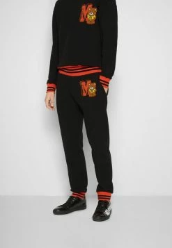 MOSCHINO TROUSERS - Tracksuit Bottoms - Black -MOSCHINO SHOP 8cee4963ecc140fb8d046aad2b3df4be