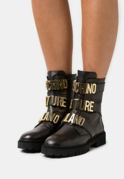 MOSCHINO Cowboy/biker Ankle Boot - Nero