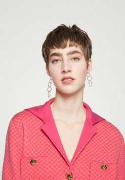 MOSCHINO TEDDY BUTTONS - Cardigan - Fucsia -MOSCHINO SHOP 8ea3c7fe8f0442459cf8dcaff80f922a