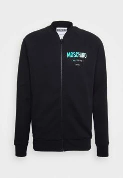 MOSCHINO Zip-up Sweatshirt - Fantasy Black -MOSCHINO SHOP 8eb58282f7b941078f870bd1d4259354