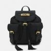 MOSCHINO LETTERING BACK PACK - Rucksack - Black