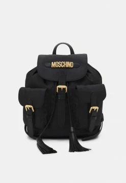 MOSCHINO LETTERING BACK PACK - Rucksack - Black