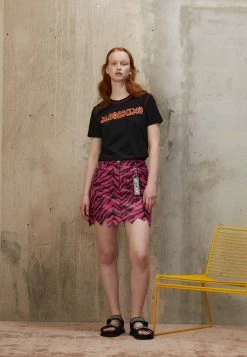 MOSCHINO SKIRT - Mini Skirt - Fucsia