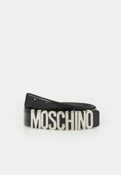 MOSCHINO UNISEX - Belt - Fantasy Print Black
