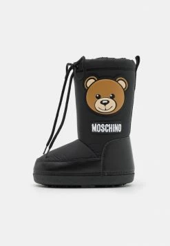 MOSCHINO TEDDY BEAR PATCH UNISEX - Winter Boots - Black