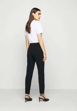 MOSCHINO TROUSERS - Trousers - Black -MOSCHINO SHOP 8fade0a9995a43e8bdcf8d03e4bd6f38