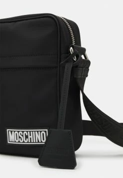 MOSCHINO UNISEX - Across Body Bag - Black -MOSCHINO SHOP 9037648096474b1cacd8e958c21398bf