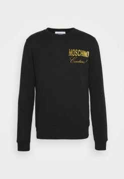 MOSCHINO INSTITUTIONAL LOGOS - Sweatshirt - Black -MOSCHINO SHOP 90eb40f9abbb482da83eeec179a06ace