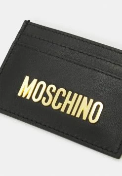 MOSCHINO LOGO UNISEX - Wallet - Black -MOSCHINO SHOP 91ae3b265e7b42ef8a6342be9f4583c1