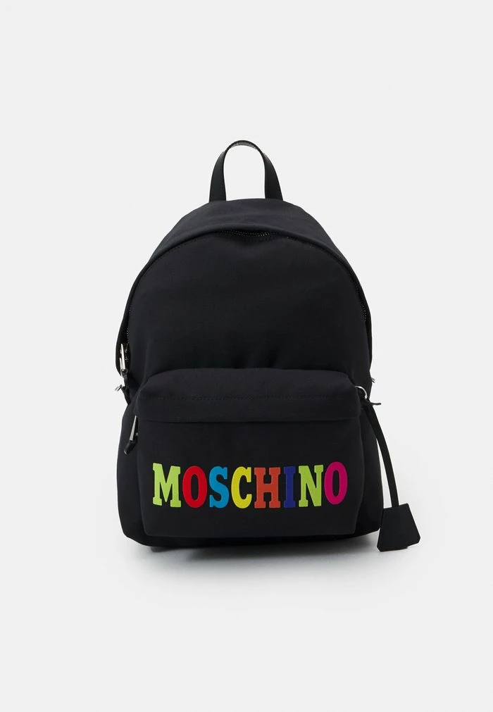 MOSCHINO MULTICOLOR LOGO UNISEX - Rucksack - Black 1 MOSCHINO MULTICOLOR LOGO UNISEX - Rucksack - Black