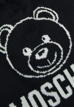 MOSCHINO UNISEX - Beanie - Black -MOSCHINO SHOP 9294339e833f4ce1aecb9e11dc0bbc67