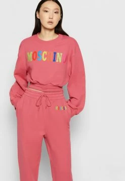MOSCHINO LOGO - Tracksuit Bottoms - Fucsia -MOSCHINO SHOP 92adf01b45284b17bfebfc5bcc69d70b