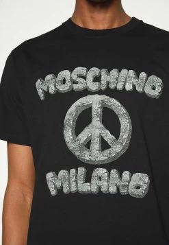 MOSCHINO UNISEX - Print T-shirt - Fantasy Black -MOSCHINO SHOP 92b2a8c41e3f46b8856c120f9eb80259