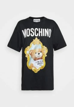 MOSCHINO Print T-shirt - Black -MOSCHINO SHOP 939b49afd40d4fa48e8d47d0013444de