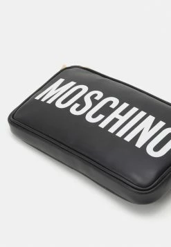 MOSCHINO LETTER CHAIN CROSSBODY - Across Body Bag - Black -MOSCHINO SHOP 93d8973e515547a48bca03839fe8a593