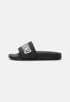 MOSCHINO Mules - Black/white