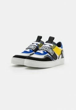 Alternative view of MOSCHINO UNISEX - Trainers - Black/white/bluette/yellow