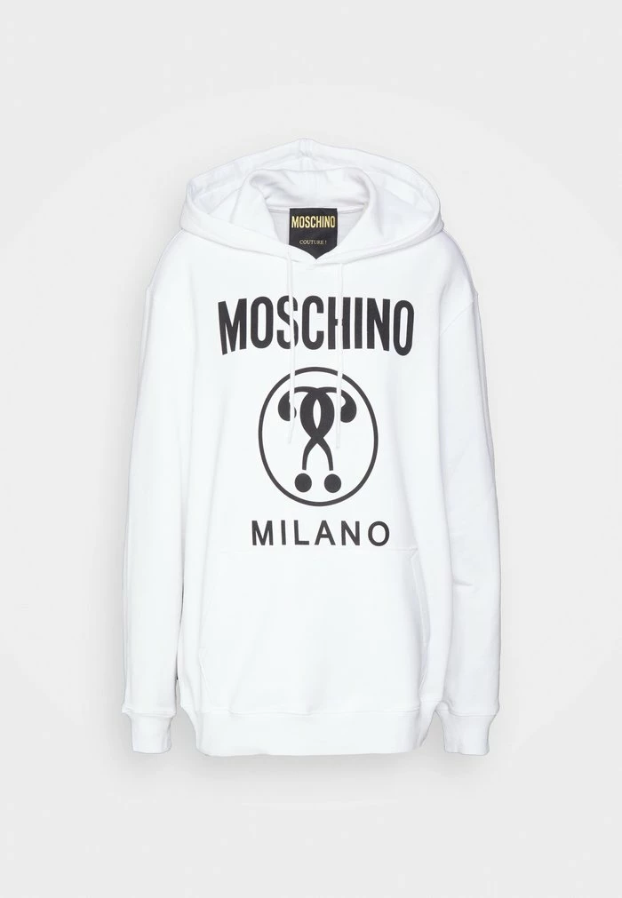 MOSCHINO DOUBLE QUESTION MARK - Sweatshirt - Fantasy White 6 MOSCHINO DOUBLE QUESTION MARK - Sweatshirt - Fantasy White - Image 6