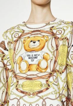 MOSCHINO MILITARY SCARF - Sweatshirt - Fantasy Ivory -MOSCHINO SHOP 96a2db052a6c4979a33737ceca10cc24