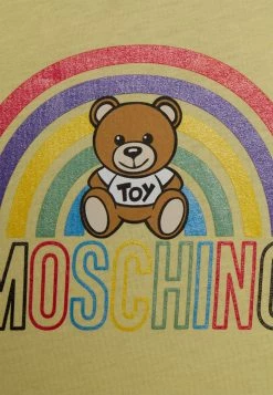 MOSCHINO ADDITION UNISEX - Print T-shirt - Yellow -MOSCHINO SHOP 96bbb389c796468c87f051c492efa203