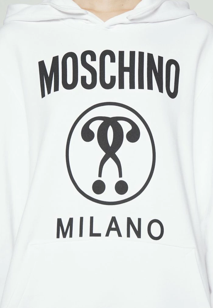 MOSCHINO DOUBLE QUESTION MARK - Sweatshirt - Fantasy White 7 MOSCHINO DOUBLE QUESTION MARK - Sweatshirt - Fantasy White - Image 7