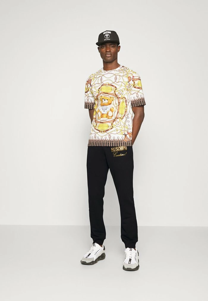 MOSCHINO INSTITUTIONAL LOGOS - Tracksuit Bottoms - Fantasy Black 2 MOSCHINO INSTITUTIONAL LOGOS - Tracksuit Bottoms - Fantasy Black - Image 2