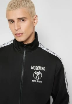 MOSCHINO Training Jacket - Black -MOSCHINO SHOP 97983d64227345be9c4347d60ce17f9c